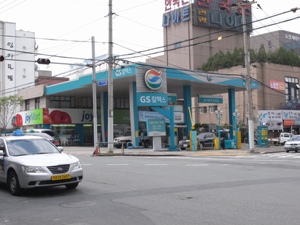 韓国のデジャブなガソリンスタンド