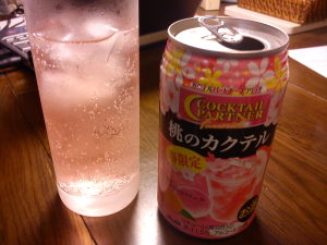 春限定 ピーチカクテル